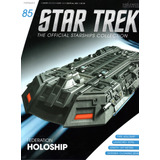 Fascículo Em Inglês Nº 85 + Brinde Nave Miniatura Star Trek Federation Holoship - Editora Eaglemoss - Capa Mole - Bonellihq Mar24