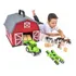 Fazendinha Completa 40 Peças Celeiro Alça Brinquedo Poliplac