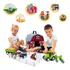 Fazendinha Grande Completa 40 Peças Celeiro Alça Brinquedo