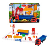 Fazendinha Miniatura Cercado Celeiro