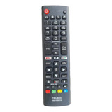 Fbg Controle Remoto Compatível Com Tv LG Smart Netflix Amazon