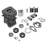 Fdit Conjunto De Rolamentos Cilíndricos  Kit De Pistão Cilíndrico Alumínio 39 Mm Alta Compatibilidade Para Jardim Para Motosserra Para 235 236 236E 240 240E