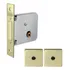 Fechadura Auxiliar Quadrichave 40mm Quadrada Latão Lockwell