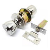 Fechadura Divisória Cilindrica Tubular 90mm Gold Cromada Cor Cromado