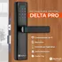Fechadura Eletronica Digital Com Biometria Senha Kuanttum Delta Pro Tuya Wi fi