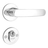 Fechadura Externa Roseta Inox