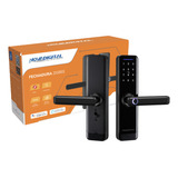 Fechadura Inteligente Digital Novadigital Zigbee Tuya Smart Life Alexa Zsl 06 Preto   Hub Zigbee Necessário