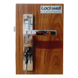 Fechadura Lockwell Quadra Cromada