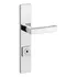 Fechadura Lockwell Tetra Chave Quadra 55-3684 Zcr Broca 55mm Cor Cromado
