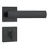 Fechadura Porta Banheiro 823/35 Preto 40mm Ros Quadrada Stam