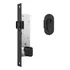 Fechadura Rolete Pivotante Perfil Metal 601 Preto Fosco Stam