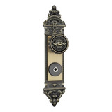 Fechadura Stam Colonial Tetra 1500 06 4 Chaves Cor Preto E Dourado