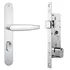 Fechadura Stam Estreita Espelho Inox 601 602 33 Serralheiro