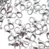 Fecho Lagosta Para Bijuterias - Prata - 10mm - 50 Peças