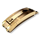 Fecho Rolex Glidelock Sistem Compativel Original Dourado