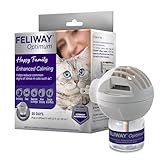 FELIWAY Optimum Cat  Difusor De Feromônio Calmante Aprimorado  Kit Inicial De 30 Dias  48 Ml 