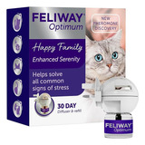 Feliway Optimum Difusor Adaptação Gatos Ceva Com Refil 48ml