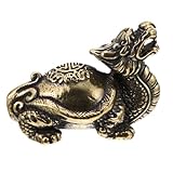 Fengshui Dragão Em Miniatura Proteção De Riqueza Estátua De Dragão De Latão Estatueta De Da Sorte Pingente De Animal Antigo Amuletos Chaveiro De Inauguração De