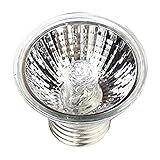 Fenteer Lâmpada De Calor Réptil Uva Uvb Lâmpada Para Viveiro E27 25W 50W 75W  75W