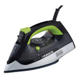 Ferro De Passar A Vapor Black+decker Fx2700 Cor Preto E Verde 127v