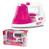 Ferro De Passar Roupa Brinquedo Com Luz E Som 6670 Dm Toys