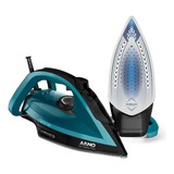 Ferro Vapor Arno Ultragliss Plus Base Durilium Airglide Fmy Cor Azul E Preto 127v