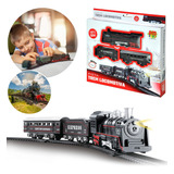 Ferrorama Pista Trem Locomotiva Infantil Grande C Som E Luz