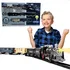 Ferrorama Trem Com Luz  19 Peças Trenzinho 