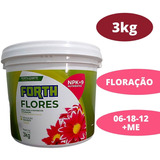 Fertilizante Forth Flores 3kg Npk 9 Nutrientes Floração