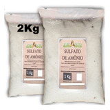 Fertilizante Sulfato De Amônio 2kg Adubo 100 Soluvel