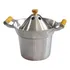 Fervedor De Leite Inderramável Aluminio Fundido Batido 2 5 Cor Polido