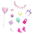 Festa De Aniversário Com Acessórios Para Bonecas De Moda E Beleza Da Barbie Mattel Hwv73