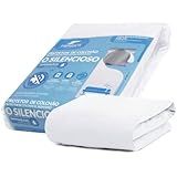 Fibrasca Protetor De Colchão Impermeável O SILENCIOSO   Casal 140 X 190 Cm