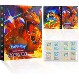 Fichario Album Pasta Charizard Porta 240 Cartas Pokemon Card