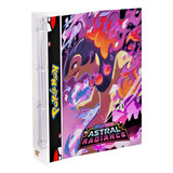Fichário Pasta Álbum Pokemon Astral Radiante + 10 Folhas