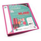 Fichario Personalizavel Pink 60mm