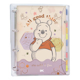 Fichário Universitário Dac Pooh - Pvc Cristal