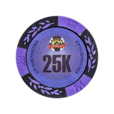 Fichas 14 Gramas Clay Lote Com 25 Modelo New Millions 25k