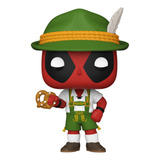 Figura De Ação Funko Pop Deadpool Bobblehead Lederhosen 1341