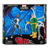 Figura Marvel Legends Spiderman Silk E Doc Ock Hasbro F3462
