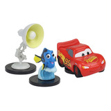 Figure Pixar Relâmpago Mcqueen, Lâmpada Pixar E Dory Coleção