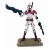 Figure Star Wars Clone Trooper Guarda De Coruscant 10cm-novo