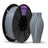 Filamento Pla 1 75mm Premium Alto Teor De Pureza 1kg Cor Cinza Claro Voolt3d