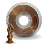 Filamento Pla Silk   1 75mm   1 Kg   Cliever Cor Bronze