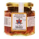 Filé De Anchovas Melilla Vidro 170g Aliche Importado Pizza