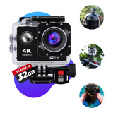 Filmadora Sport 4k Hd Wi fi Cartão 32gb Ação Sport Pro Go