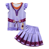 Filme De Fantasia Wish Asha Princess Purple Dress Asha Costu
