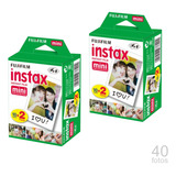 Filme Instax Mini 40 Fotos Original Fujfilm Para Camera Instax 8 9 11 12 E Mini Link