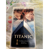 Filme Titanic Duplo Raríssimo Fita Vhs Raro!!!