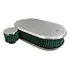 Filtro Ar Esportivo Gol Gts Turbo 2e Ap Verde E Cromado